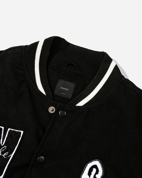 Warning Remarkable Life Varsity Jacket