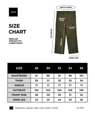 Warning Clothing - Decoton Non Stretch Cargo Regular Fit | Black, Army, Mocca, Cream