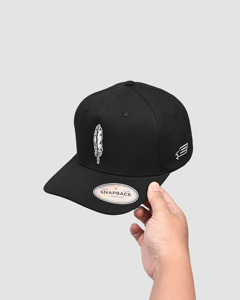 Warning Clothing - Restera Classic Snapback Twill Black & Off White
