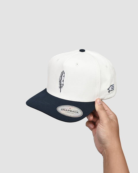 Warning Clothing - Restera Classic Snapback Twill Black & Off White