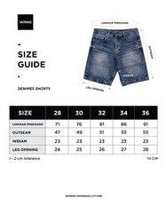 Warning Clothing - Denimes 2.61 Short Pants Mid Blue