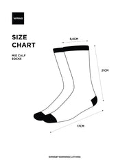 Warning Clothing - Twosteps Essential Socks | Black, Heather Grey, Off white, Cream