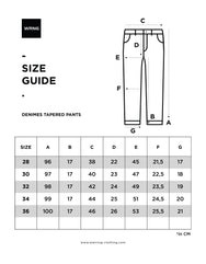 Warning Clothing - Denimes 1.408 Tapered Pants