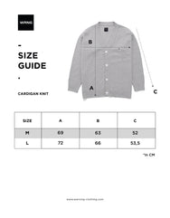 Warning Matotoru 3 Sweater Cardigan