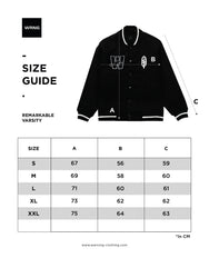 Warning Clothing - Pride Varsity Jacket Black & Brown