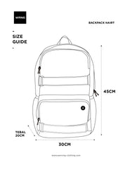 Warning Hairt 2 Backpack