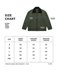 Warning Clothing - Elden Boxy Work Jaket Canvas Army