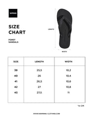 Warning Clothing - Whitche, Geome, Megadot Flip Flop Sandals