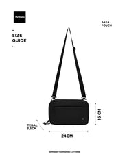 Warning Clothing - Saka Pouch Bags | Black, Brown