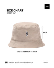 Warning Clothing - Funf Bucket Hat Corduroy | Blue Black, Army, Cream