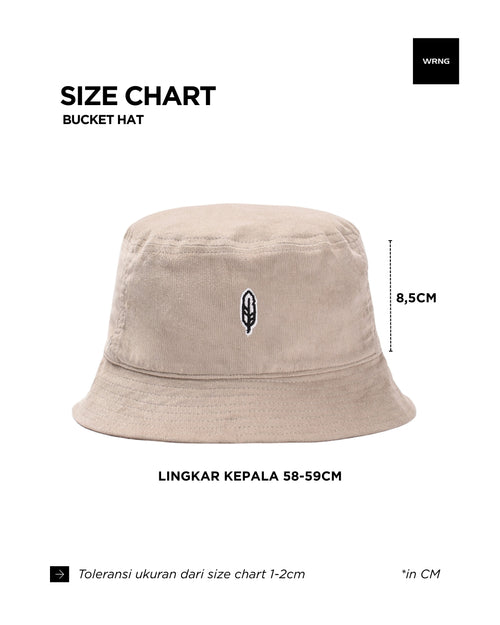 Warning Clothing - Funf Bucket Hat Corduroy | Blue Black, Army, Cream