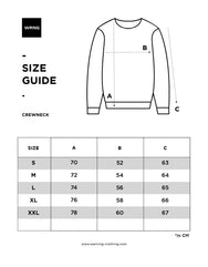 Warning Clothing - Marksign Crewneck Basic Sweatshirt Sweater Pria Hitam, Navy