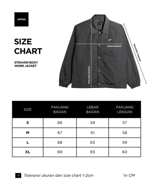 Warning Clothing - Straven Boxy Worker Jacket | Black, Stone Grey, Oxford Blue, Caramel Cafe