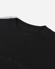 Warning Clothing - Marksign Crewneck Basic Sweatshirt Sweater Pria Hitam, Navy