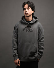 Warning Clothing - Shaper Pullover Hoodie Fleece | Black & Dark Grey