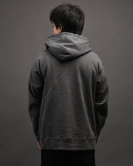Warning Clothing - Shaper Pullover Hoodie Fleece | Black & Dark Grey