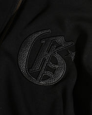 Warning Clothing - Tergo Hoodie Zipper Graphic Sweater| Black & Dark Grey