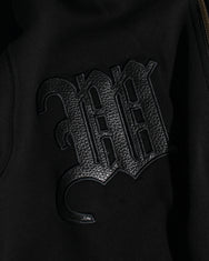 Warning Clothing - Tergo Hoodie Zipper Graphic Sweater| Black & Dark Grey