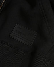 Warning Clothing - Tergo Hoodie Zipper Graphic Sweater| Black & Dark Grey