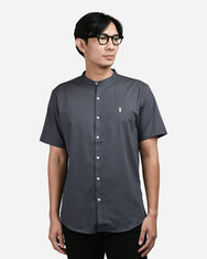 Warning Tenkara 5 Mandarin Collar Shirt