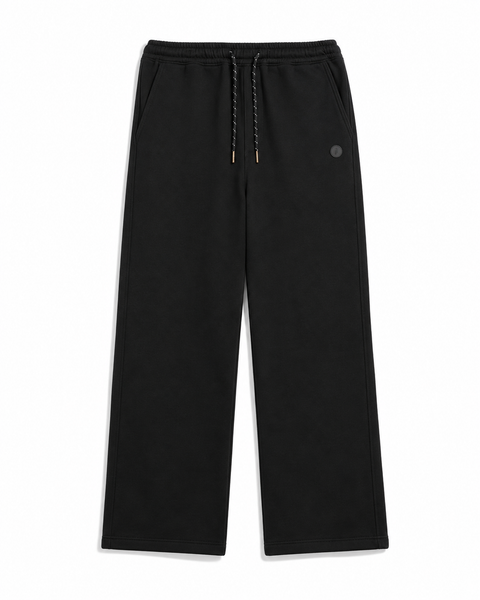 Warning Clothing - Therma Fleece Relaxed Fit Sweatpants | Black & Heather Grey