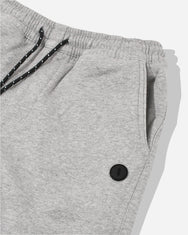 Warning Clothing - Therma Fleece Relaxed Fit Sweatpants | Black & Heather Grey