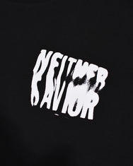 Warning Clothing - The Veil Boxy Fit 20s Graphic Tees Black & White