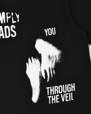 Warning Clothing - The Veil Boxy Fit 20s Graphic Tees Black & White