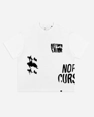 Warning Clothing - The Veil Boxy Fit 20s Graphic Tees Black & White