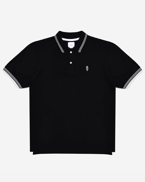 Warning Clothing - Treline Polo Shirt | Black, Navy, Toffee, Mineral Blue, Cream