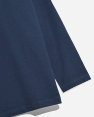 Warning Clothing - Filament Long Sleeve Plain 24s Tees | Black, Blue Sapphire, Heather Grey, Off White, Olive, Cream