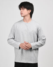 Warning Clothing - Filament Long Sleeve Plain 24s Tees | Black, Blue Sapphire, Heather Grey, Off White, Olive, Cream