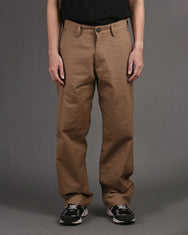 Warning Clothing - Decoton Loose Fit Straight Twill Chinos Hitam, Abu Tua, Army, Mocca, Cream