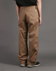 Warning Clothing - Decoton Loose Fit Straight Twill Chinos Hitam, Abu Tua, Army, Mocca, Cream
