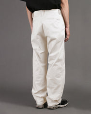 Warning Clothing - Decoton Loose Fit Straight Twill Chinos Hitam, Abu Tua, Army, Mocca, Cream