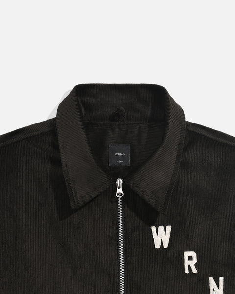 Warning Clothing - Risen Corduroy Work Jacket Dark Brown & Steel Blue