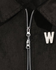 Warning Clothing - Risen Corduroy Work Jacket Dark Brown & Steel Blue