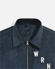 Warning Clothing - Risen Corduroy Work Jacket Dark Brown & Steel Blue