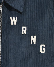 Warning Clothing - Risen Corduroy Work Jacket Dark Brown & Steel Blue