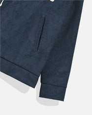 Warning Clothing - Risen Corduroy Work Jacket Dark Brown & Steel Blue