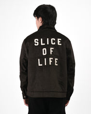 Warning Clothing - Risen Corduroy Work Jacket Dark Brown & Steel Blue