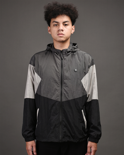 Warning Clothing -  Splitr Hooded Crinkle Jaket