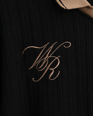 Warning Clothing - Mezzala Football Jersey Poloshirt | Black, Cream
