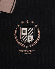 Warning Clothing - Mezzala Football Jersey Poloshirt | Black, Cream