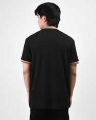 Warning Clothing - Mezzala Football Jersey Poloshirt | Black, Cream