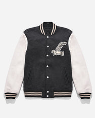 Warning Clothing - Pride Varsity Jacket Black & Brown