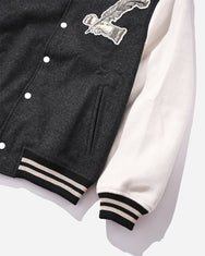 Warning Clothing - Pride Varsity Jacket Black & Brown