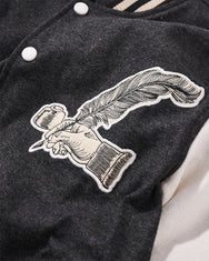 Warning Clothing - Pride Varsity Jacket Black & Brown