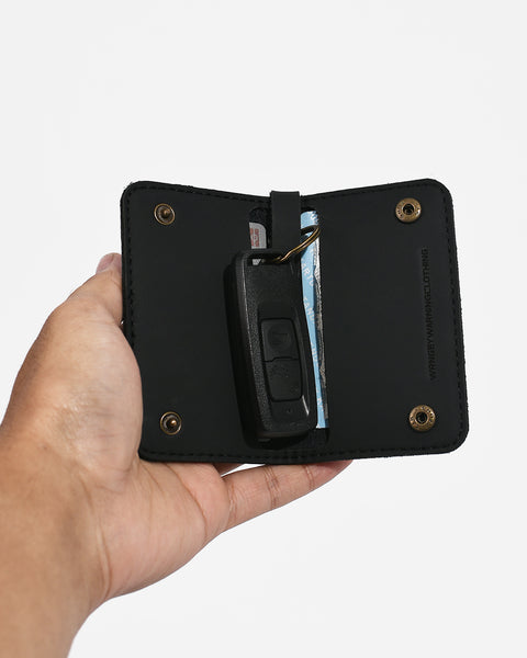 Warning Clothing - Raize Key Chain Wallet Black, Dark Brown