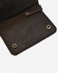 Warning Clothing - Raize Key Chain Wallet Black, Dark Brown
